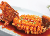 Sweet & Sour Crispy Whole Fish — Chinese dish at Pokhara Chinese Restaurant